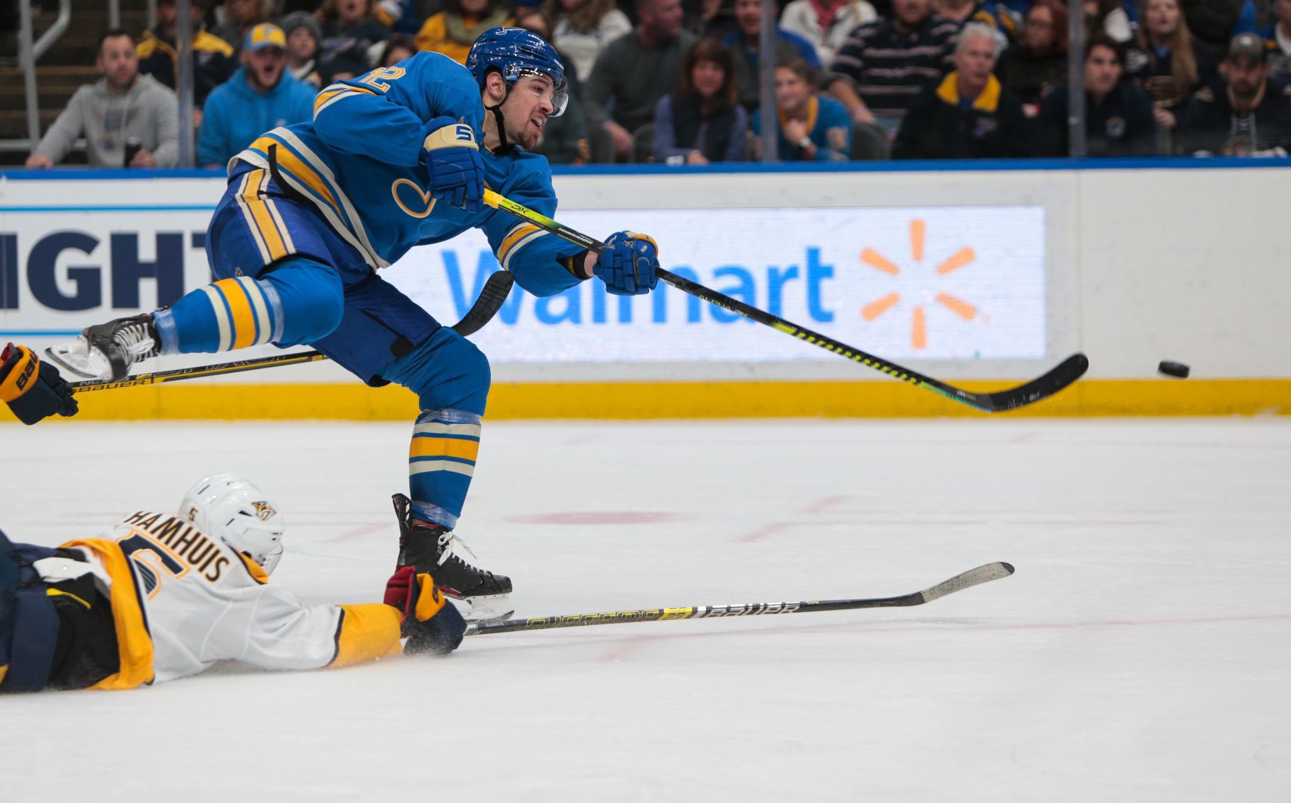 Blues take on Predators at the Enterprise Center